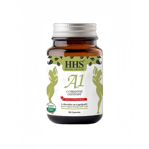 HHS A1 Capsules – L-Carnitine &amp; Lepidium (30 Capsules)