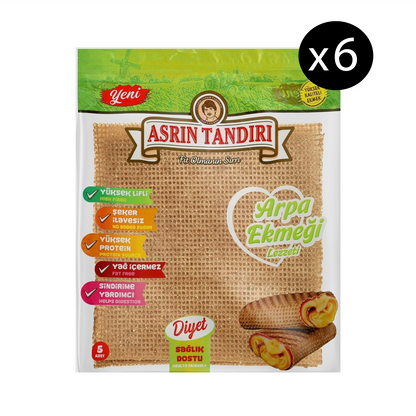 خبز تاندر صحي شعير  - 6 عبوات