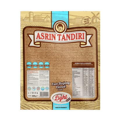 خبز القمح الكامل لايت غرام 330