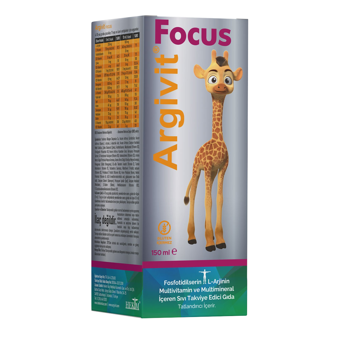 Argivit Focus Syrup 150 ML