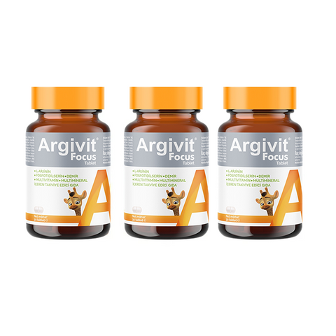 Argivit Focus Tablets - 3 Packs