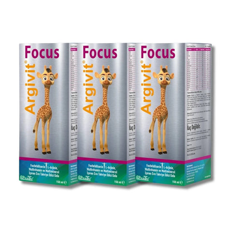 Argivit Focus Syrup 150 ml - 3 packs